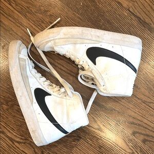 Nike Classic White and Black High-Tops